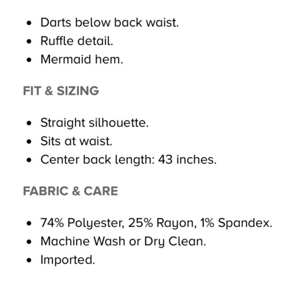 🦊NWT🦊 NY&Co Ruffle Striped Skirt - Picture 8 of 8